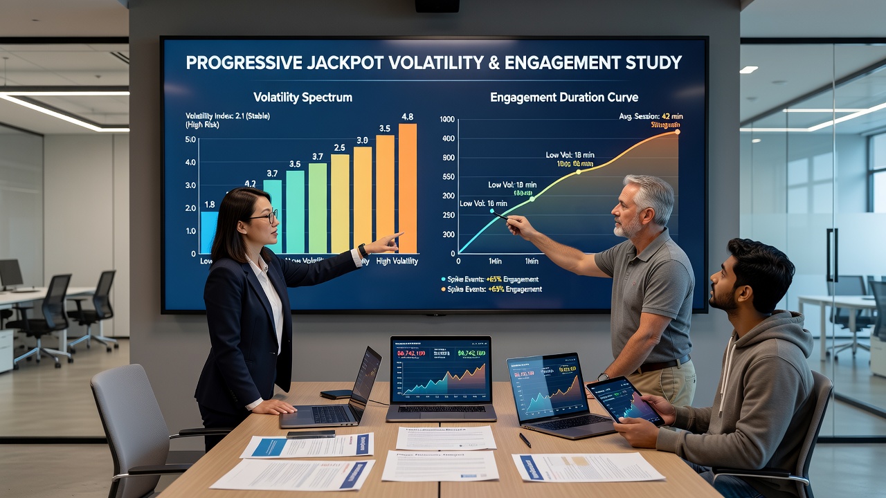 Data visualization charts showing engagement duration metrics across different volatility levels during sports tournament periods